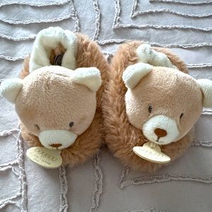 Teddy bear slippers